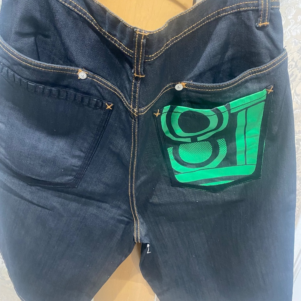 Anchor Blue Contemporary Denim Shorts Sz 36 - Picture 5 of 7